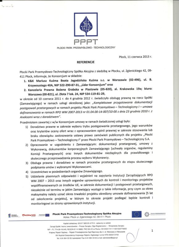Referencje PPPT 20213-1
